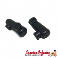 Stand Feet (Rubber, Black 16mm) (Vespa 50 N/L/R/Special/Elestart/SR/SS/90/R /SS/125 PV ->1972) Stand Feet (Rubber, Black 16mm) (Vespa 50 N/L/R/Special/Elestart/SR/SS/90/R /SS/125 PV ->1972)