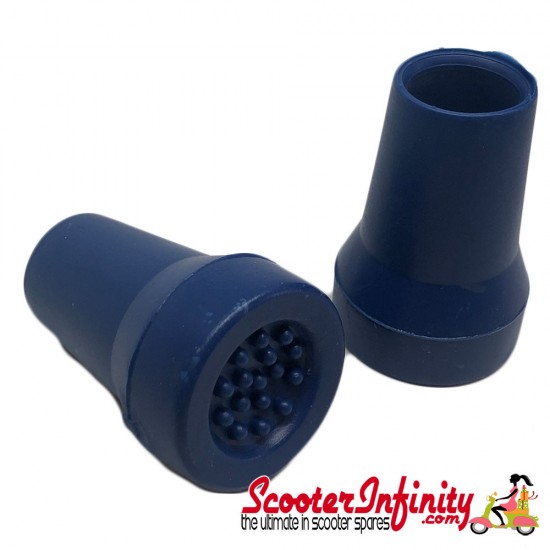 Stand Feet (Blue Rubber) (Vespa PX/T5)