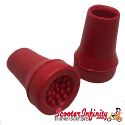 Stand Feet (Red Rubber) (Vespa PX/T5) Stand Feet (Red Rubber) (Vespa PX/T5)