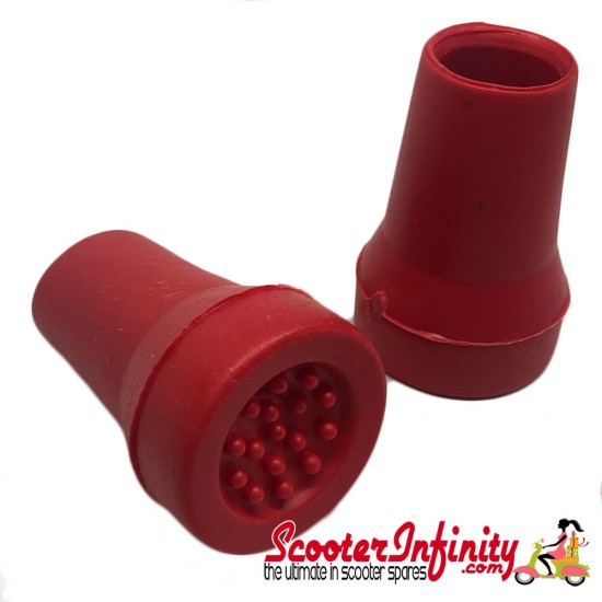 Stand Feet (Red Rubber) (Vespa PX/T5)