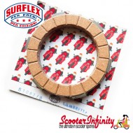 Clutch Kit 4 Plate Surflex Italian (120 mm, 4 plates cork, th 2,5mm) (Corks) (Lambretta 125 LI/Special /GP/DL/150 LI/Special/SX/GP /DL/175 TV 2?-3?/200 TV/SX /GP/DL) Clutch Kit 4 Plate Surflex Italian (120 mm, 4 plates cork, th 2,5mm) (Corks) (Lambretta 125 LI/Special /GP/DL/150 LI/Special/SX/GP /DL/175 TV 2?-3?/200 TV/SX /GP/DL)