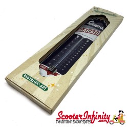 Thermometer (Vespa Garage) (Steel Plate) (65x280 mm)