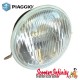 Headlight Unit PIAGGIO SIEM (Round, Real Glass Lens) (Vespa PX80-200/PE/Lusso /`98)