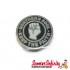 Pin Badge - Northern Soul Keep the Faith Fist (Black)