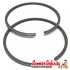 Piston Ring Set (Standard 50cc) (Set of 2) (Aprilia, Benelli, Italjet, Malaguti, MBK, Yamaha Aerox, Yamaha)